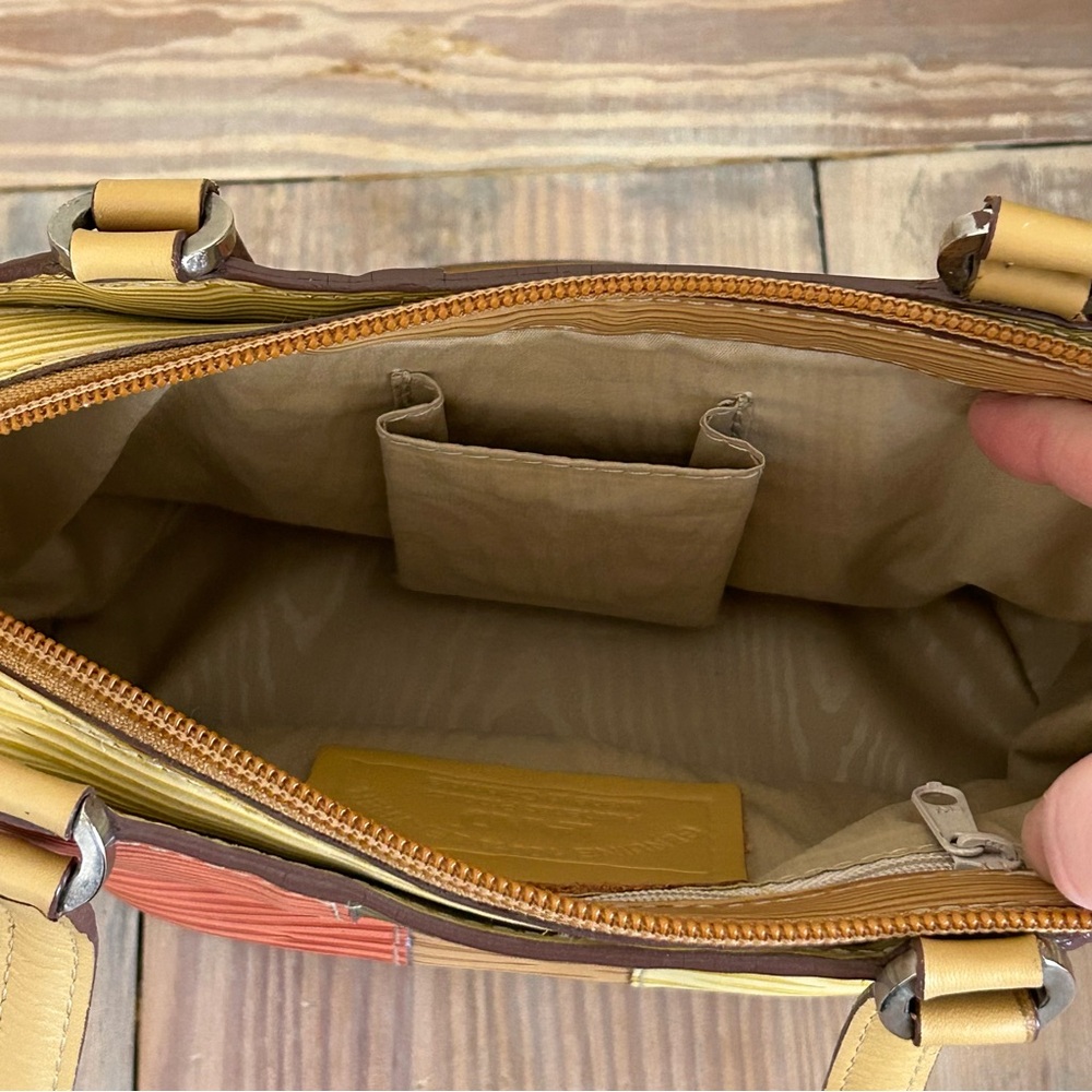 LAND Multi-Color Patchwork Mini Leather Bag - image 9